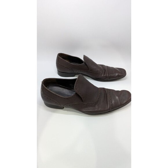 Bally Dark Brown Men's Leather Danube Loafer - Picture 3 of 6